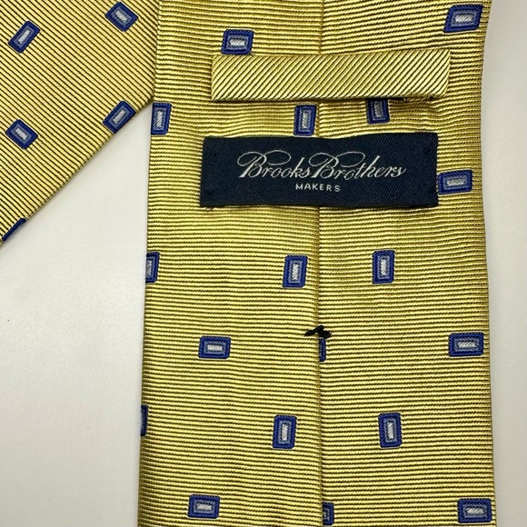 Vintage Brooks Brothers Makers Classic Silk Cravat, Tie, abstract - Picture 2 of 6